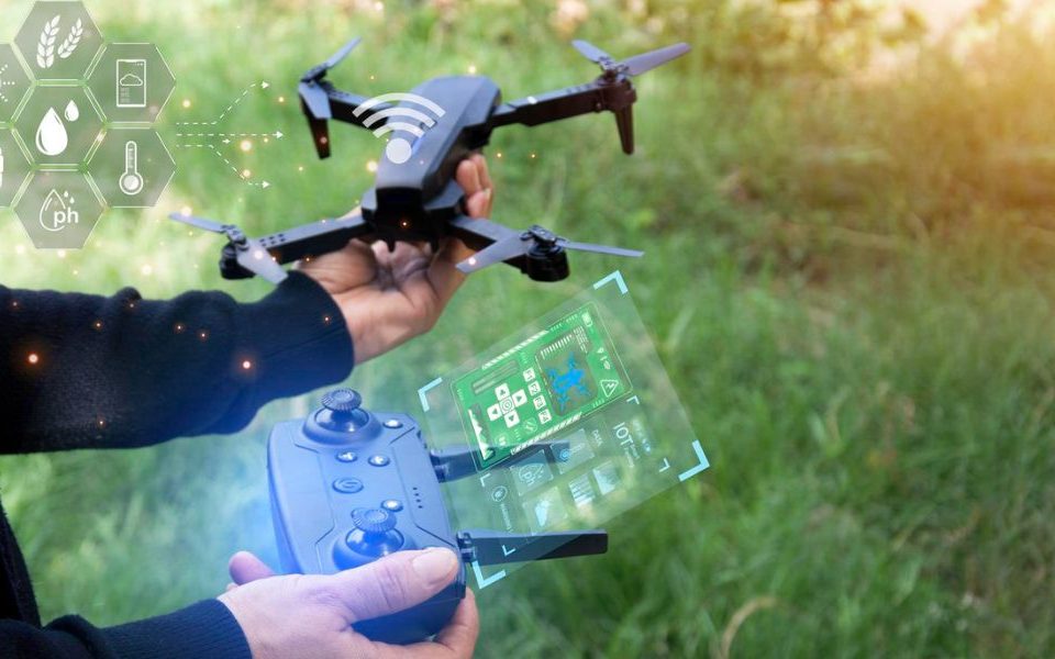 Integration of Drones and Smart glasses