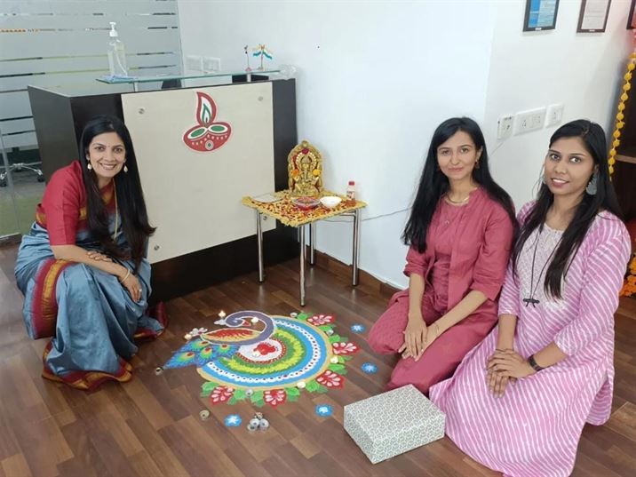 diwali celebration at iValuePlus with our team members