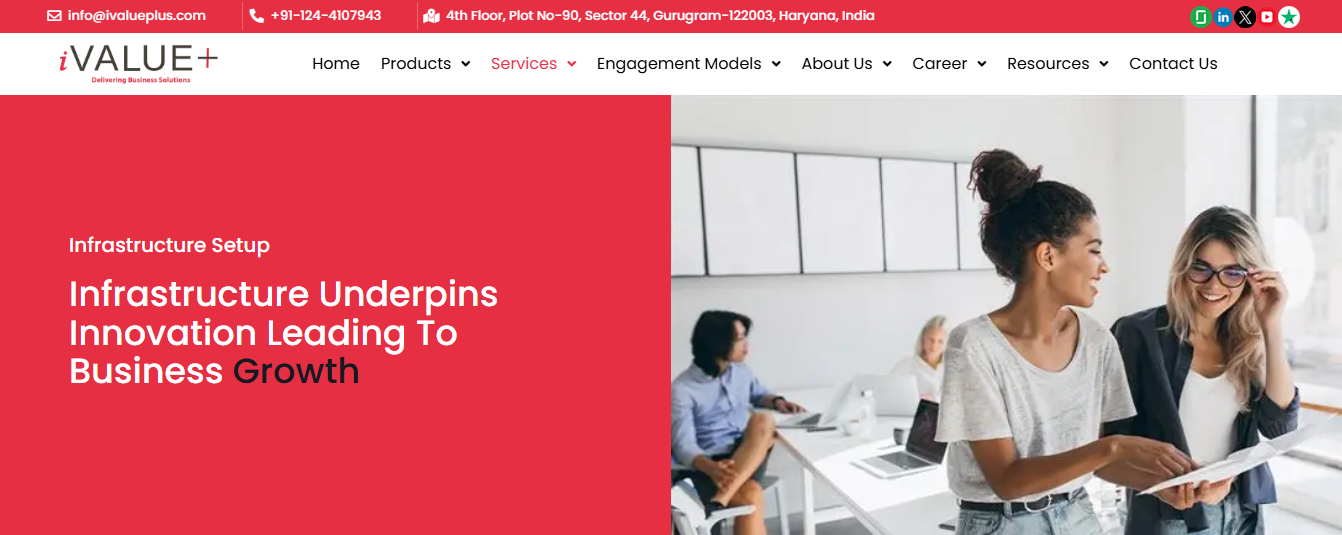 best office infrastructure setup provider