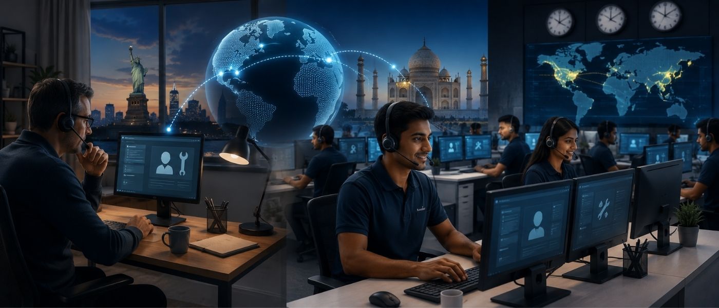 outsource IT helpdesk to India for US companies