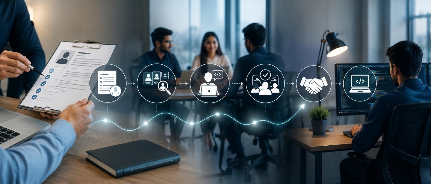 Offshore software development hiring model