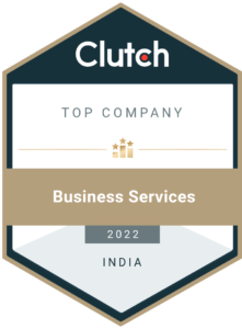 Top Clutch Business Services Company India 2022 Award